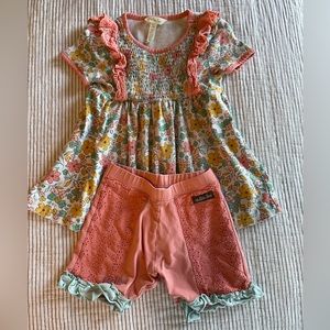Matilda Jane Top and shorties